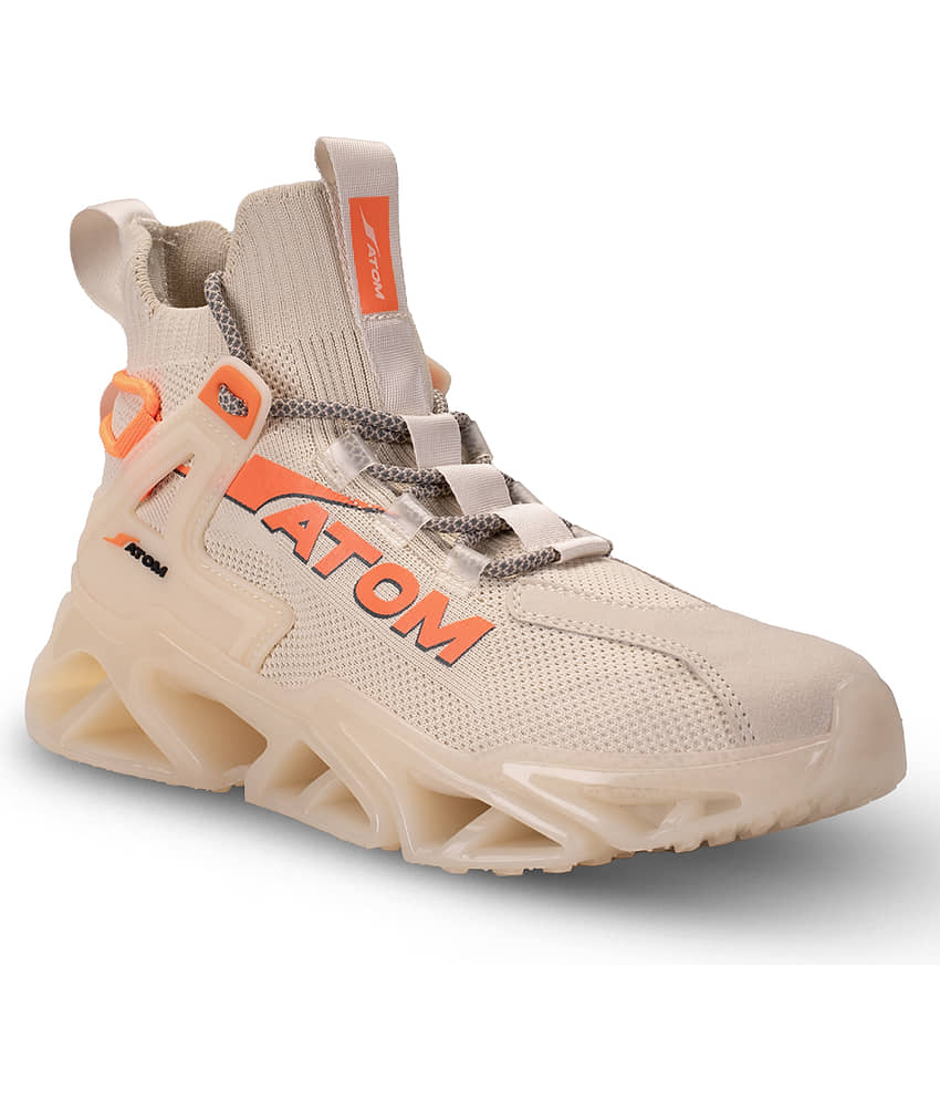 ATOM Hollow Man Beige Men's Sneakers view 2