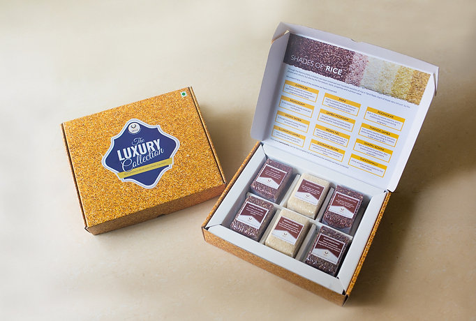 The Luxury Collection Rice Gift Box (Includes 6 Rice Varieties Each 230 Gms) view 2