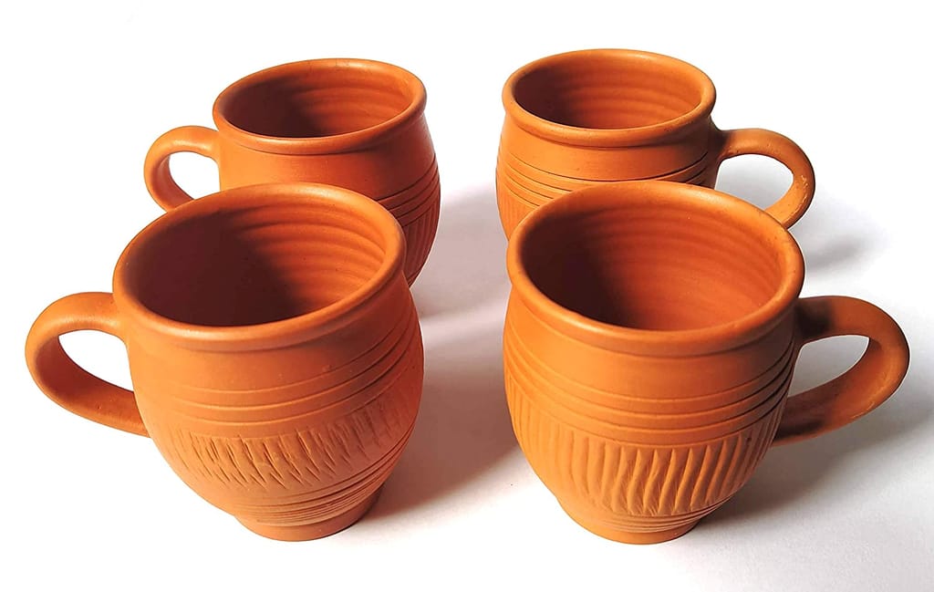 Handmade Clay Coffee Mug - 100% Natural and Eco-Friendly view 2
