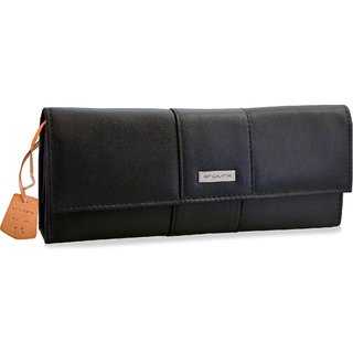 arpera Sofia Leather Travel Jewellery organiser case C11551-1 Black view 2
