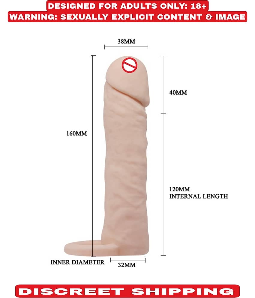 Kamahouse Bigboy Skin Reusable Panis Sleeve For Men || Mind Blowing Con-dom For Crazy Lovers