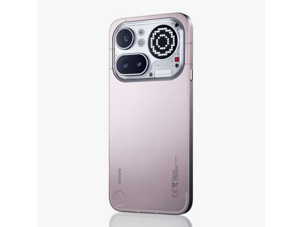 Nothing 4A Pro Smartphone, 8GB RAM, 128GB Storage - Pink view 2