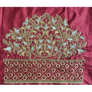 OMSAIFAB Cotton Silk Self Design Blouse Material view 2