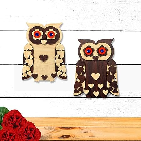 SHRADDHA SABURI ARTWORK Handmade 2Owl. Wall Hangings view 2