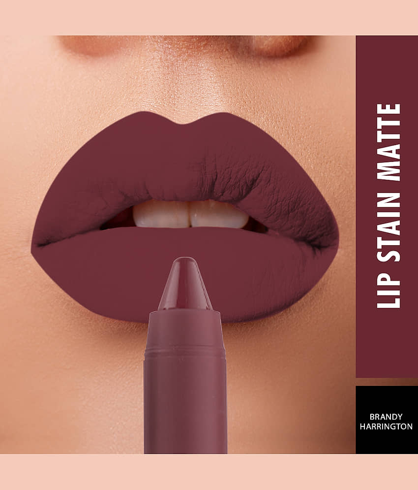 Swiss Beauty Lip Stain Matte Lipstick Lipstick (Russian Red), 3.4gm view 2