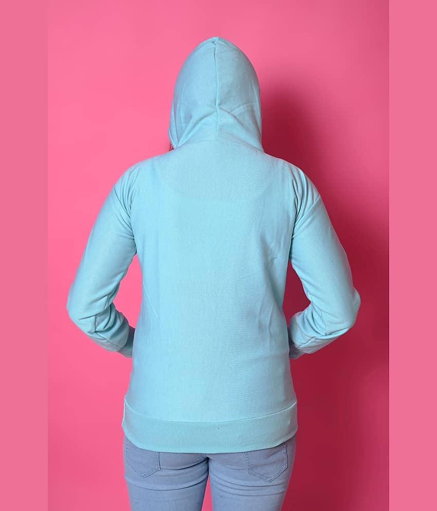 New Collection Women Cotton Fleece Hooded Pullover ( Peach ) view 2