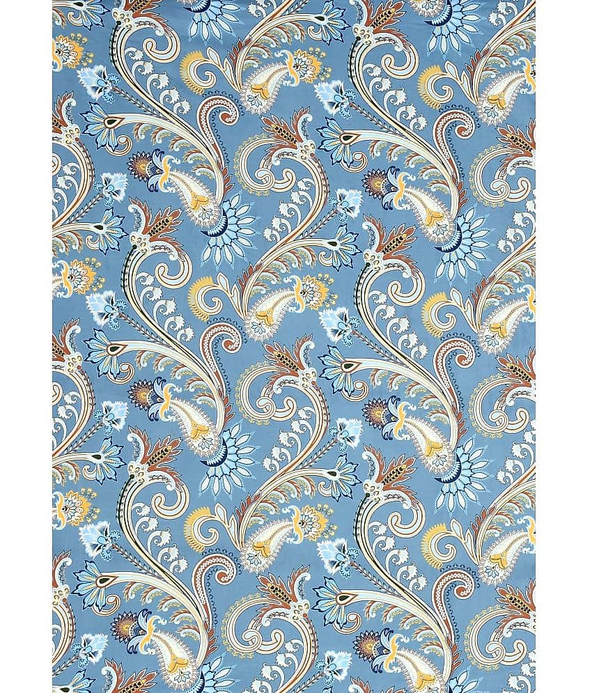 Apala Microfiber Double Bedsheet ( Sky Blue ) view 2