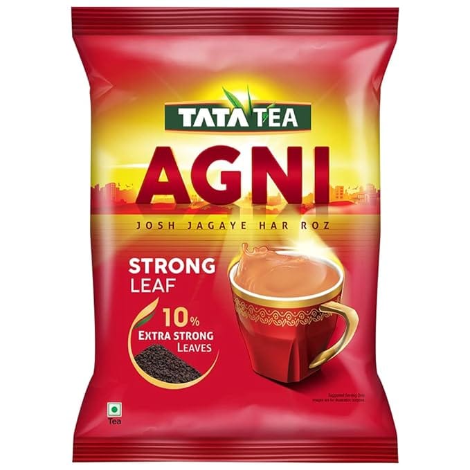 Tata Tea Agni | Strong Chai | Leaf Tea | 250 gm each | Pack of 4 | 1 Kg + Green Elaichi 25 gm view 2