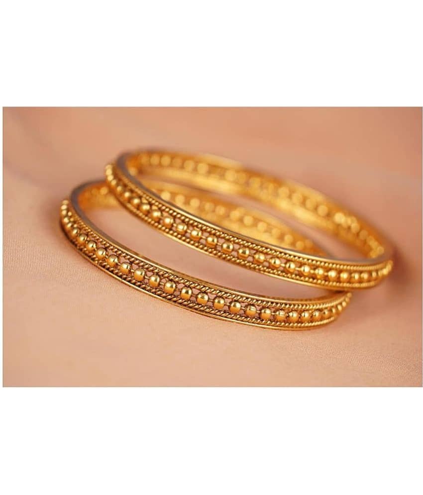 JFL - Jewellery For Less Gold Bangle ( Pack of 2 ) view 2