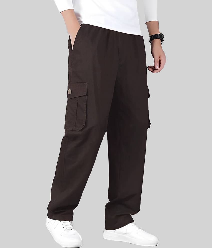Reoutlook Regular Flat Men's Cargos - Grey ( Pack of 1 ) view 2