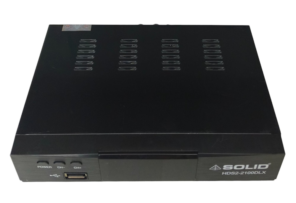 SOLID HDS2-2100DLX FULL HD DVB-S2 Set-Top Box with YouTube