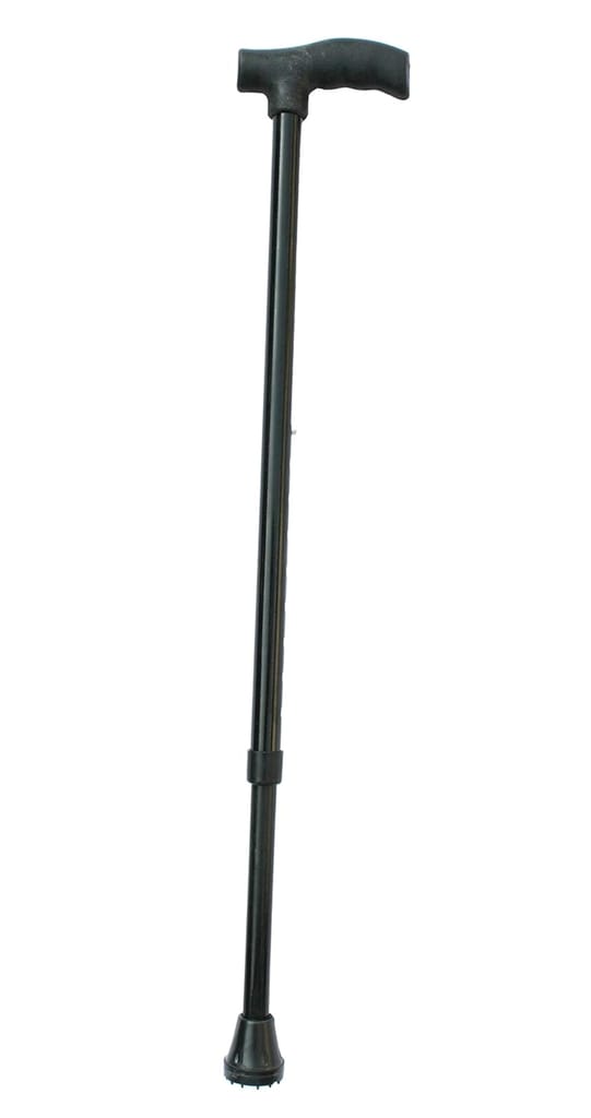 Premium Strong Walking Stick with Adjustable Height, Mild-Steel Body, Light Weight for Men/Women, Patients, Old People view 2