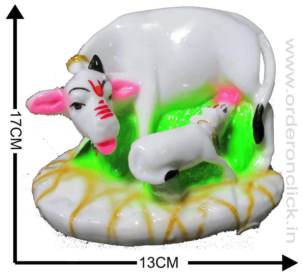 White Cow Fingure White view 2