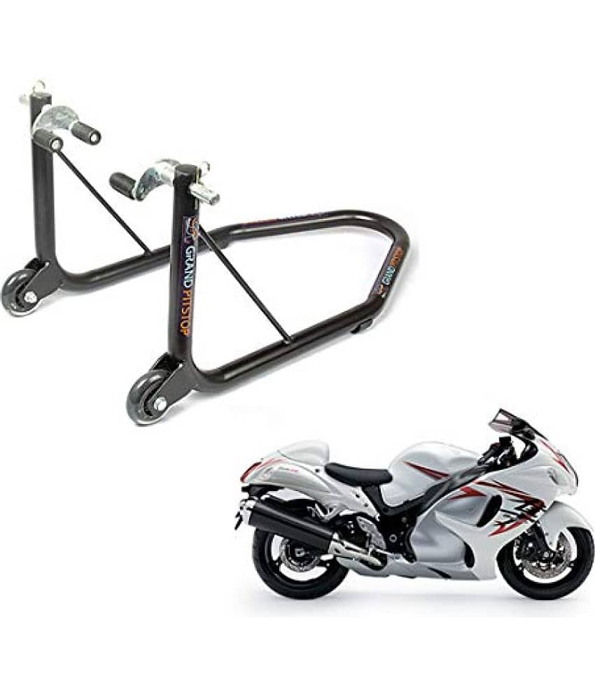 Grand Pitstop Front Paddock Stand Non-Dismantable for Hayabusa (Black) view 2
