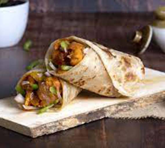 Chicken Schezwan Roll