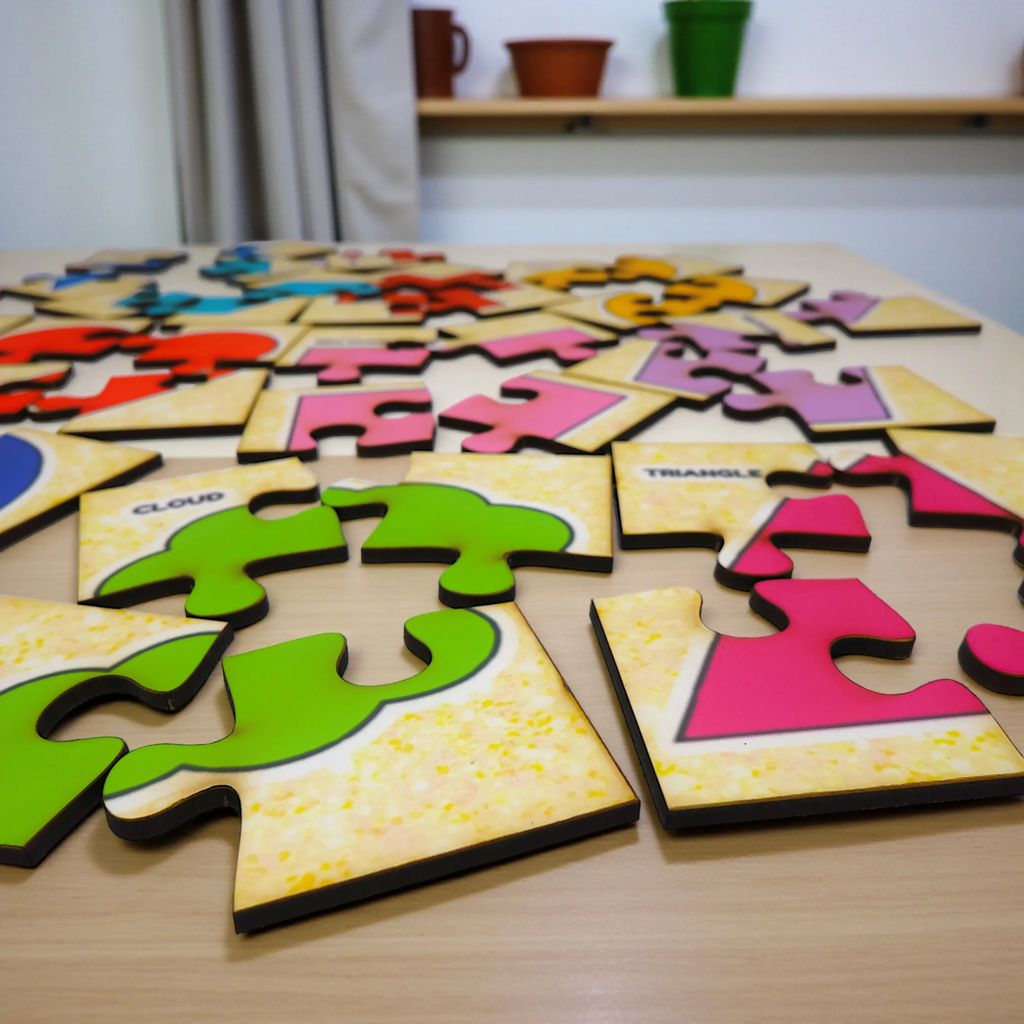 Vegetables & Shapes Jigsaw Puzzle for Kids | Educational Learning Puzzle for Early Development | Color, Shape & Cognitive Skill Building Game view 2