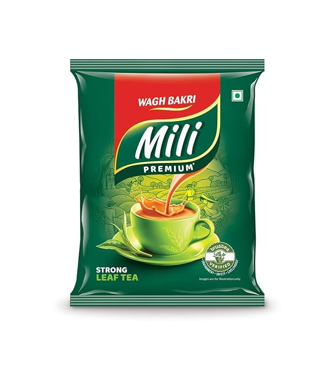 Wagh bakri Mili Leaf Tea | 1 Kg pack + Green Elaichi 25 gm view 2