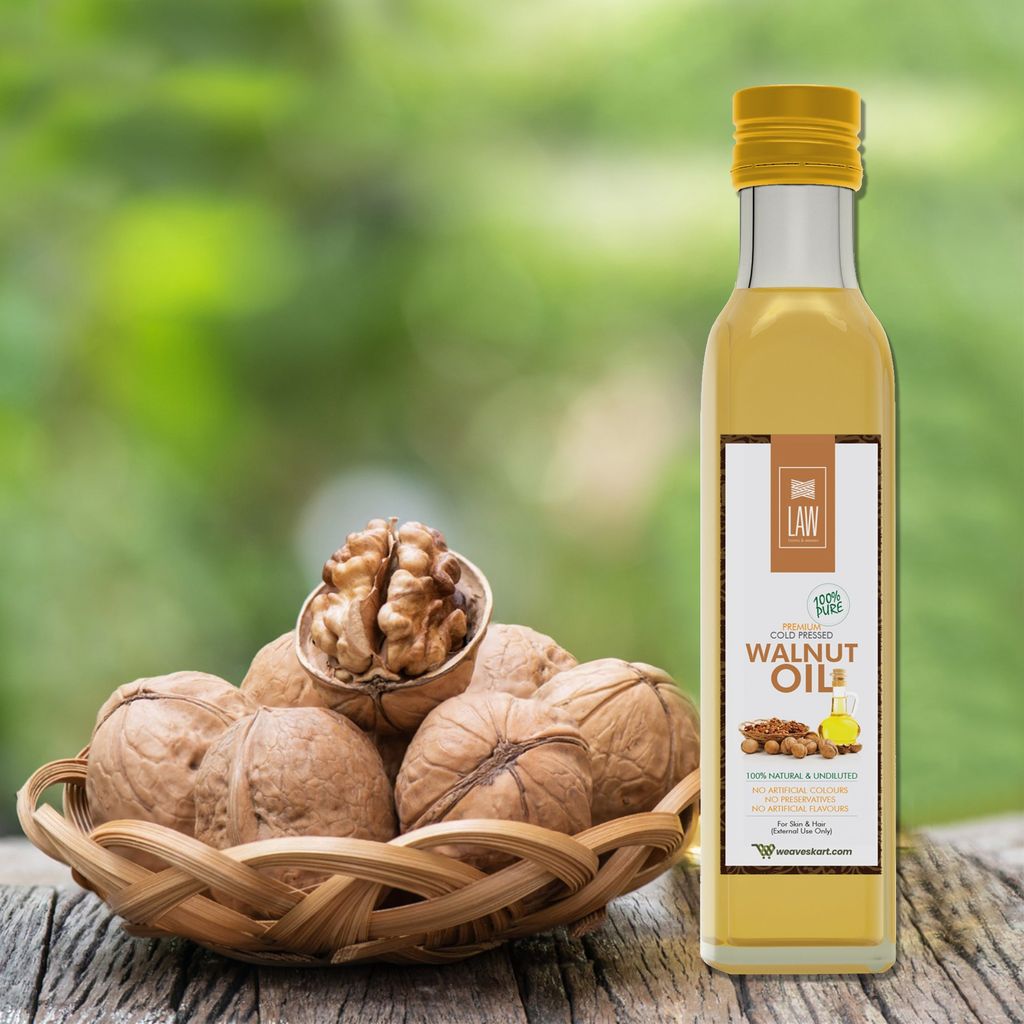 Walnut Oil – Enhance the natural glow using organic Walnut oil (100ml) view 2