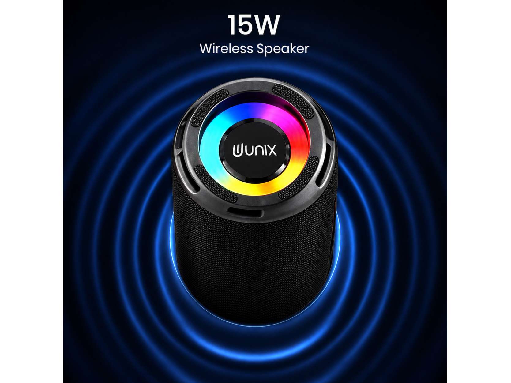 Unix Yas Speaker - Black view 2