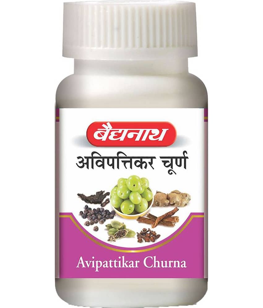 Baidyanath Avipattikar Churna Helpful in Hyper-Acidity, Indigestion and Urinary Problems 120gm (Pack of 1)