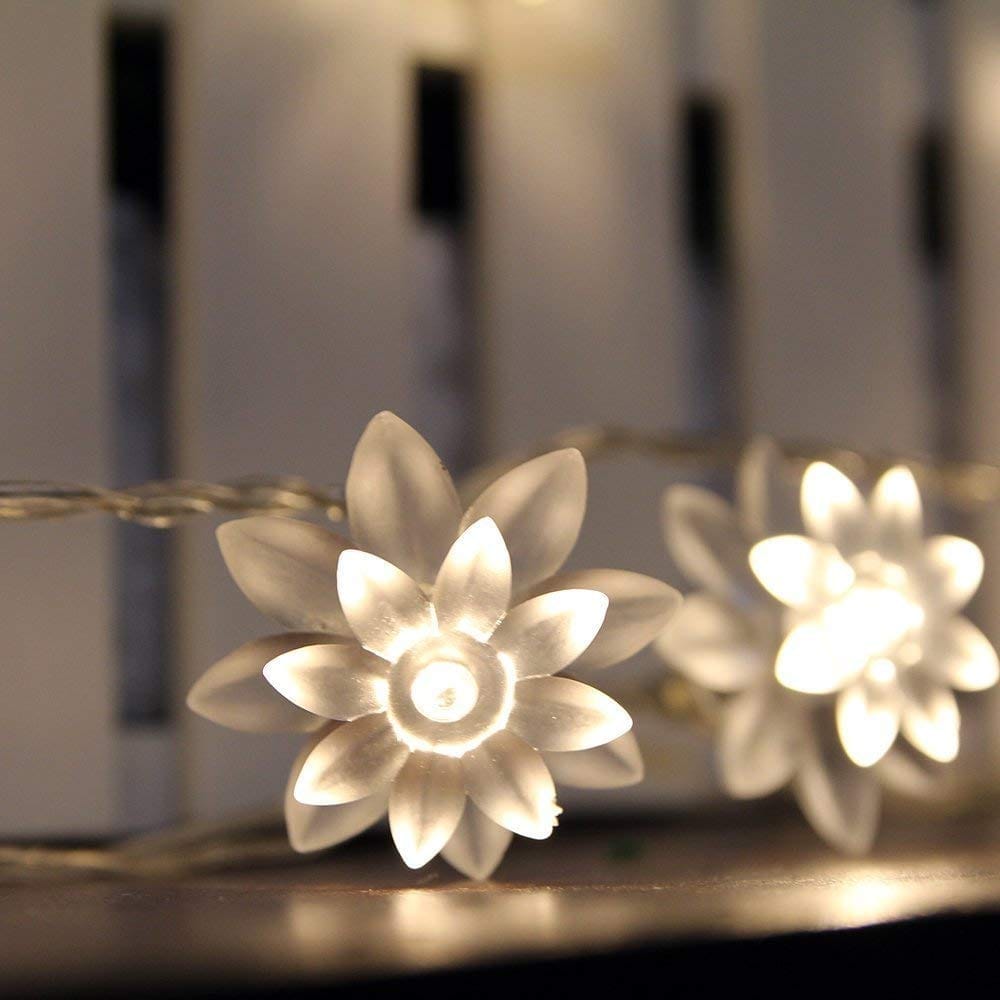GLOWSERIE Louts flower-Style LED Fairy Lights – Cozy Ambient Decor view 2