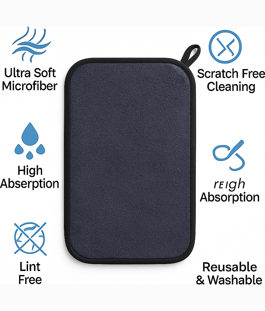 Super Absorbent Microfiber Cleaning Cloth for Multipurpose Use Including Kitchen Countertops Utensils Glass and Car Interiors 20 x 30 cm view 2