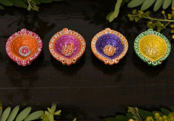 Diwali Diya Handicrafts 21 Pieces Handicraft Clay Handicraft view 2