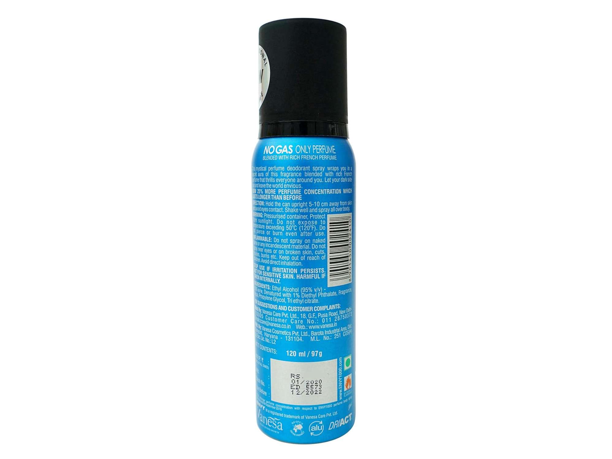 Envy 1000 Spray Men Deo Dark - 130 ml view 2