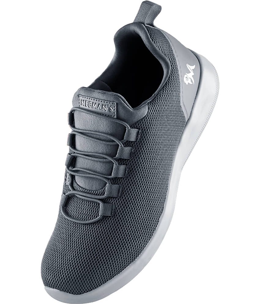 Neemans Dark Grey Men's Slip-on Shoes view 2
