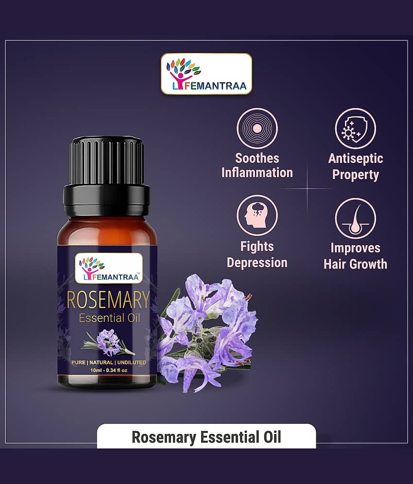 LIFEMANTRAA Rosemary Essential Oil 15 mL ( Pack of 1 ) view 2