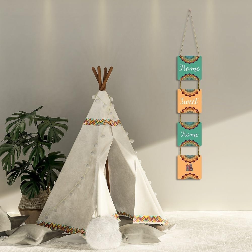 Wall Hangings for Home Decoration Items for Living Room Decor Welcome Home Wall Hanging for Home Office Decoration Handmade Craft Decorative Wall Art (WH1209) view 2