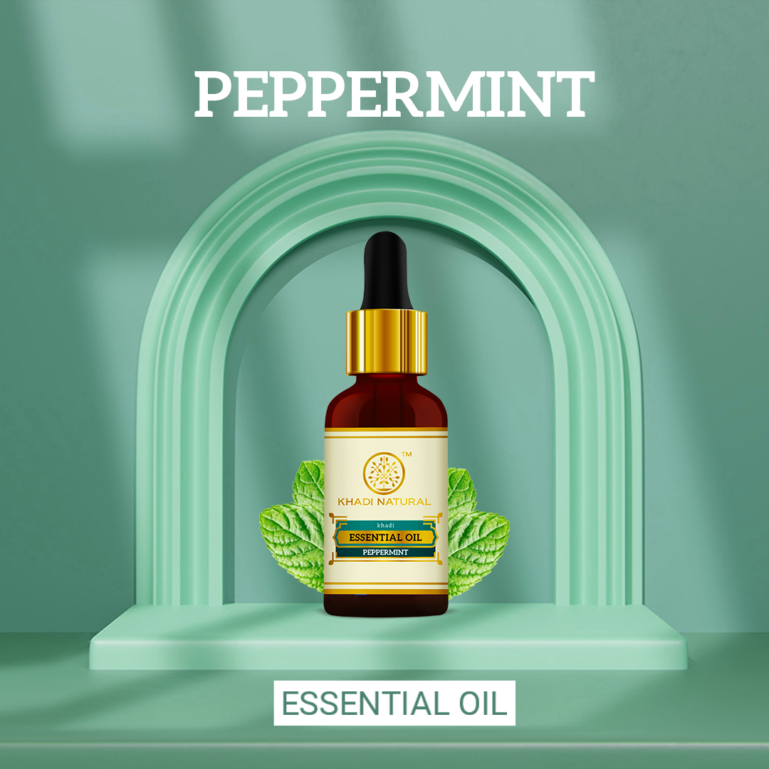 Khadi Natural Herbal Peppermint Essential Oil - 15ml Sale view 2