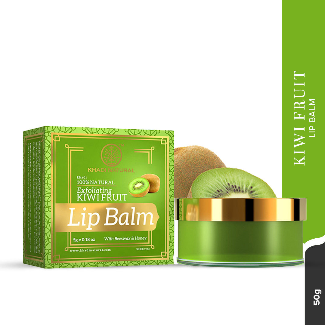Khadi Natural Kiwi Fruit Lip Balm - 5gm view 2