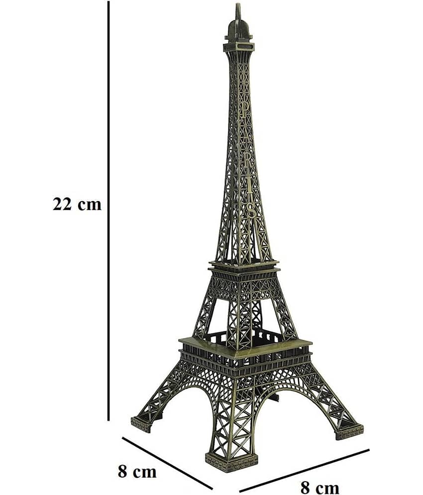 Generic - Metallic Eiffel Tower Showpiece 23 cm view 2