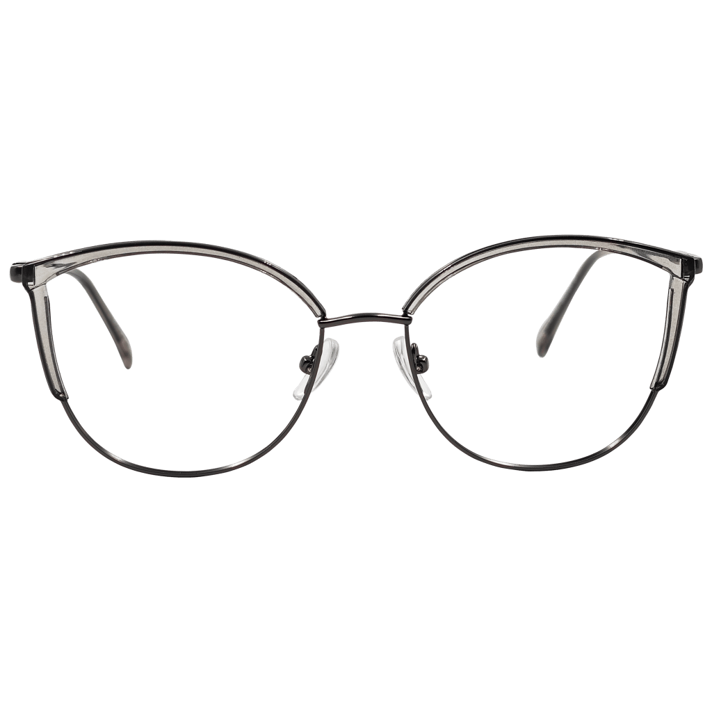 Butterfly Blue Spectrum Metal Floral Eyeglasses