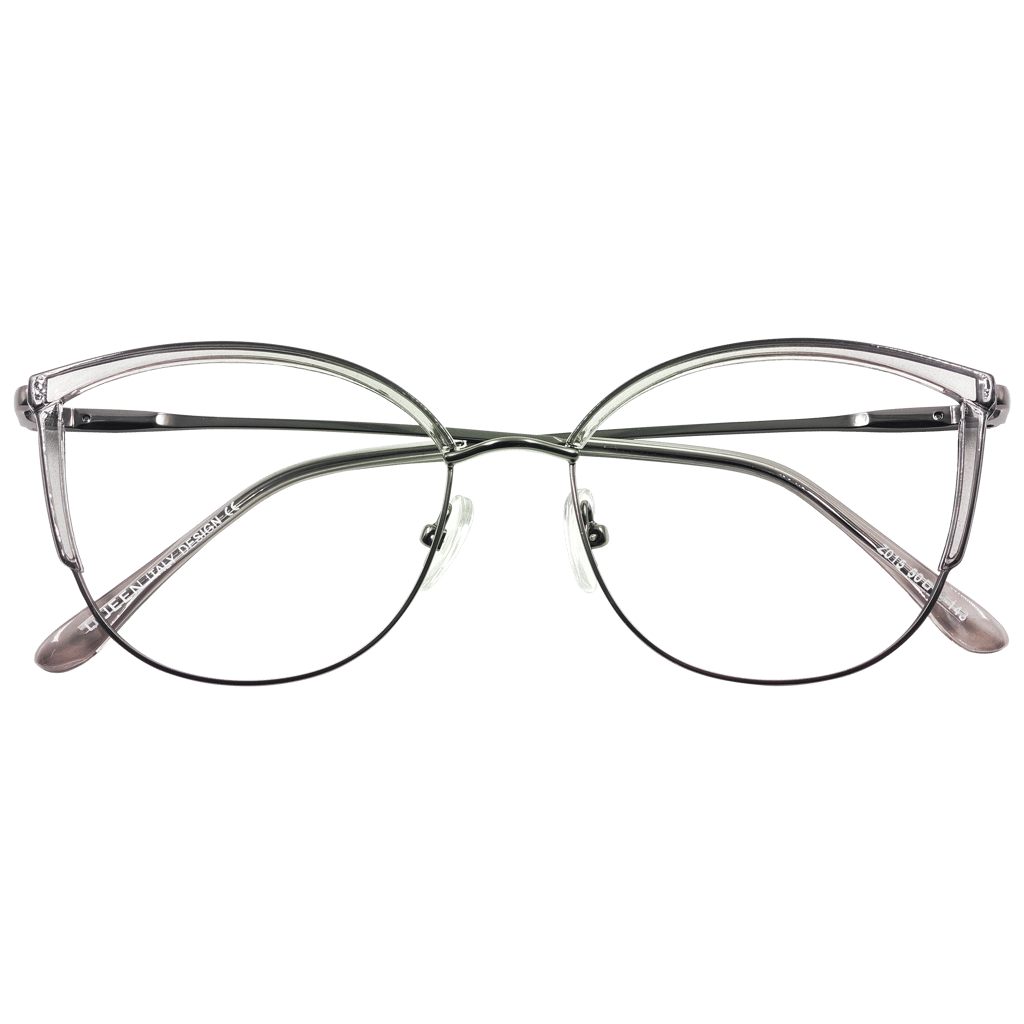 Butterfly Blue Spectrum Metal Floral Eyeglasses view 2