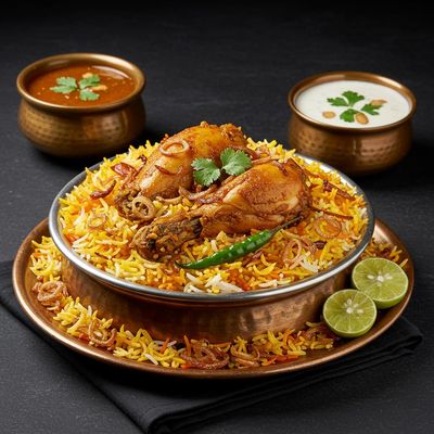 Hyderabad Chicken Dum Biryani