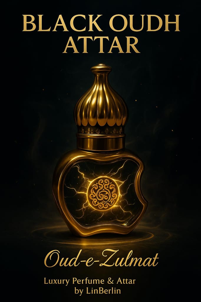 Black Oudh Attar (12ml) | Oud-e-Zulmat | Long Lasting Black Oud Attar for Men and Women | Alcohol-Free Itter