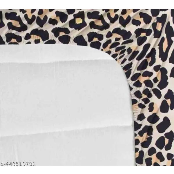 Homdazal Microfibre Abstract Queen Size (Black & White Animal Print) view 2