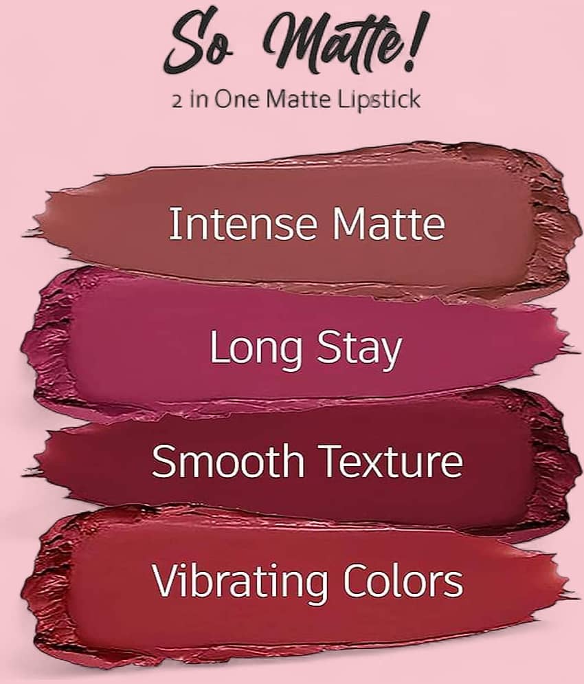 BELLABLOOM Brown Matte Long Lasting Liquid Lipstick ( Pack of 1 ) view 2