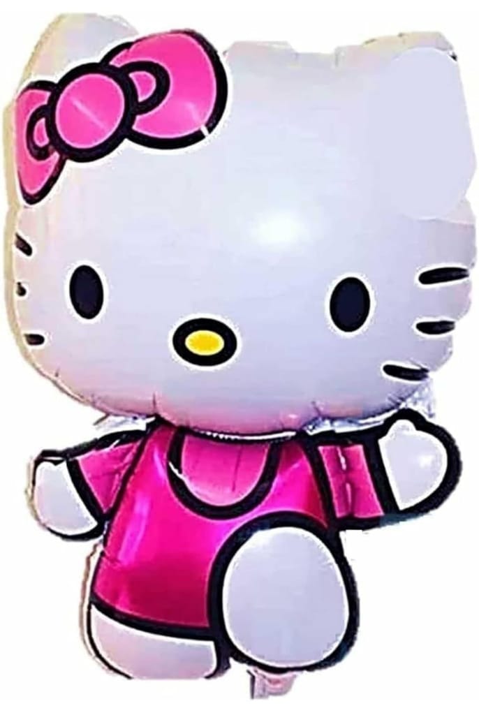 Cartoon Character Hello Kitty Theme Foil Balloons for Party Decoration - Pack of 5 view 2