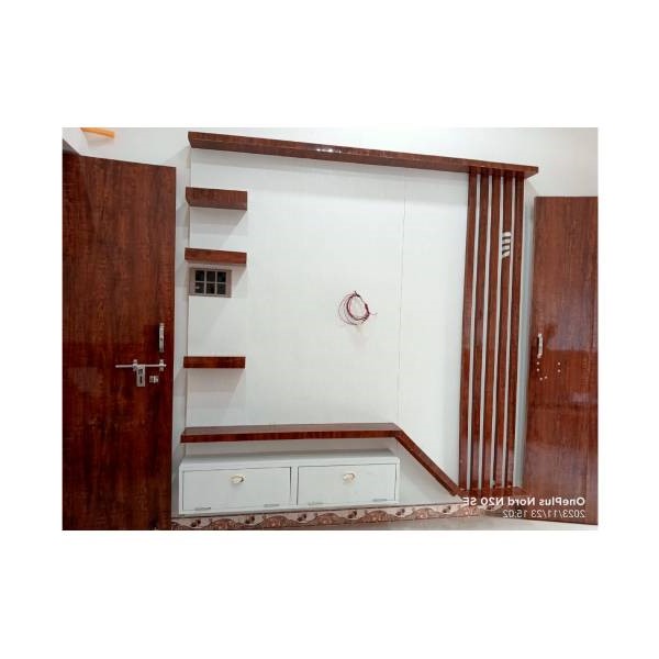 Modern Wooden TV unit view 2