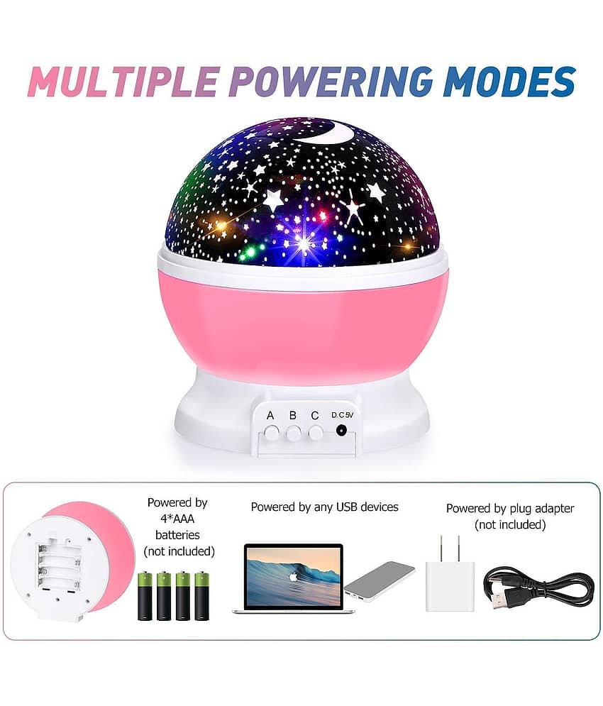Bhavyta Multicolor Night Lamp ( Pack of 1 ) view 2