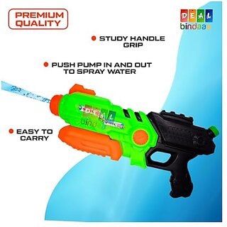 DealBindaas Ultimate Combat Holi Pichkari Water Gun Long-Range High-Pressure Pump Action Tactical Soaker Blaster Large Water Capacity Perfect for Summer Fun Pool Parties and Water Fights - Green view 2