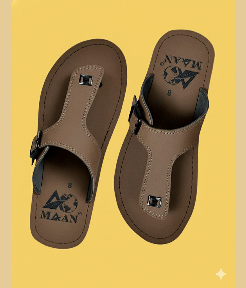 MAAN White Men's Thong Flip Flop
