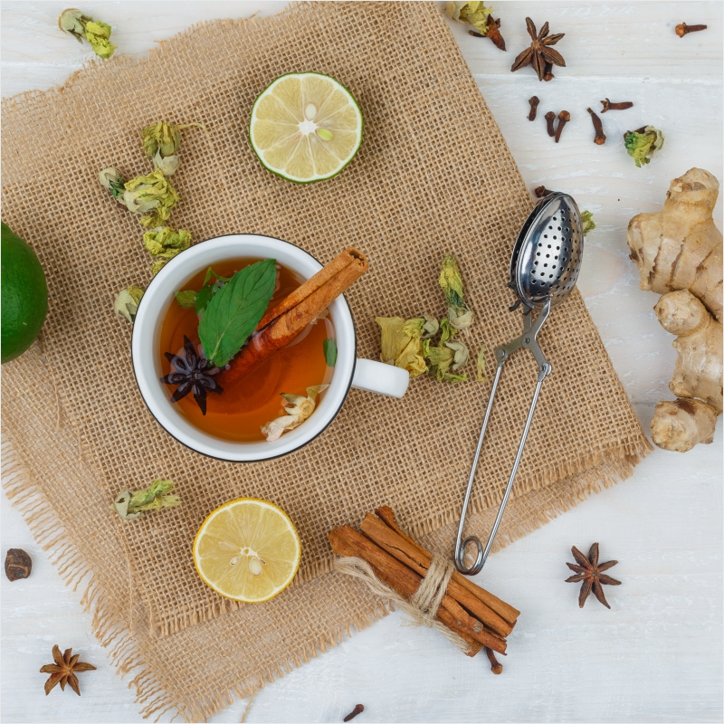 Camellia Twigs ImmuniTEA | Ayurveda Inspired Immunity Booster Green Tea Blend | Detox Tea l 100 gram/3.53 Oz / 67 large cups view 2