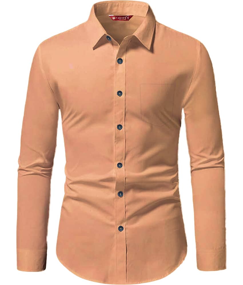 Yugnik Cotton Blend Slim Fit Full Sleeves Men's Formal Shirt - Mint Green ( Pack of 1 )