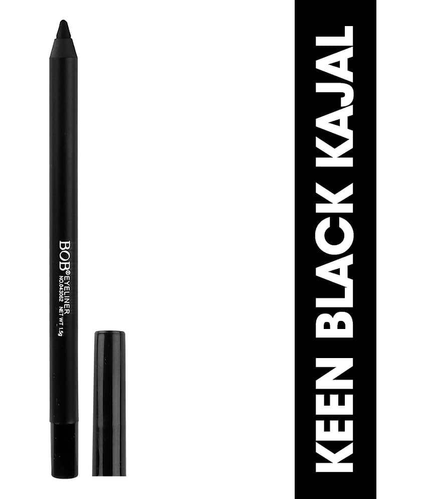 Fashion Colour - Black Matte Eye Liner Pencil ( Pack of 1 ) view 2