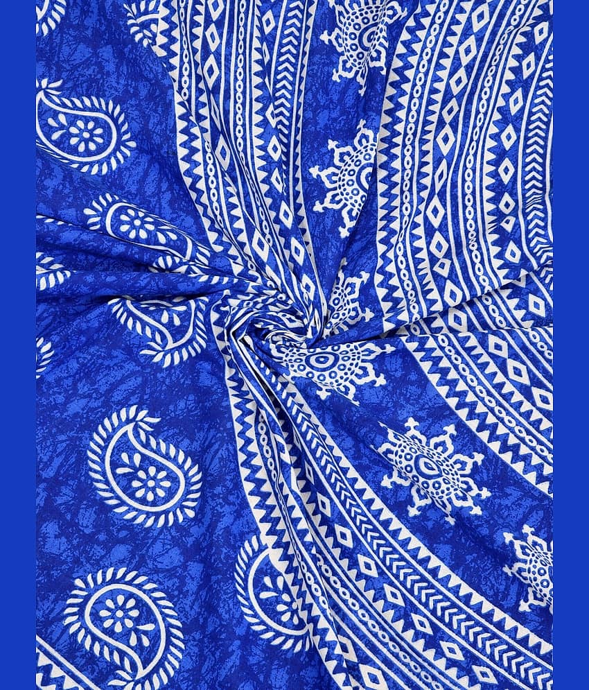 ABHACLOTHO Cotton 1 Double Bedsheet with 2 Pillow Covers ( Multicolor ) view 2