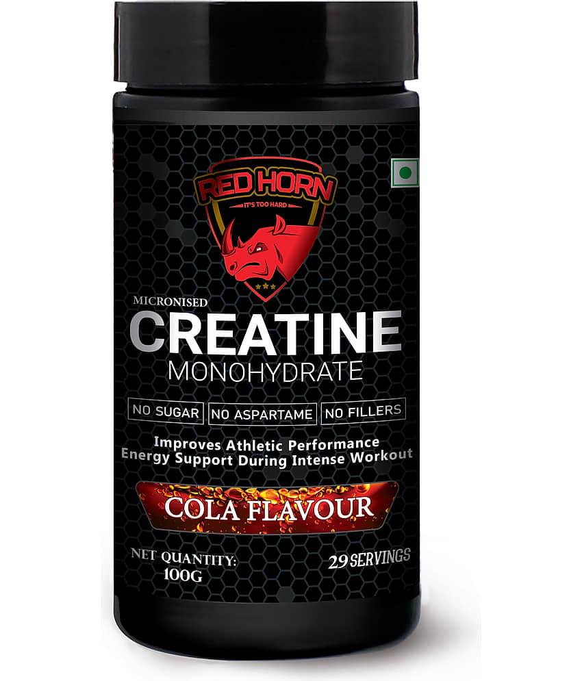 RED HORN Micronised Creatine Powder Monohydrate 100 gm